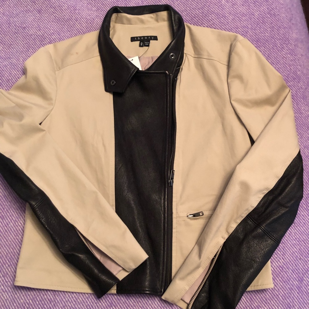 NWT Theory Velea biker jacket